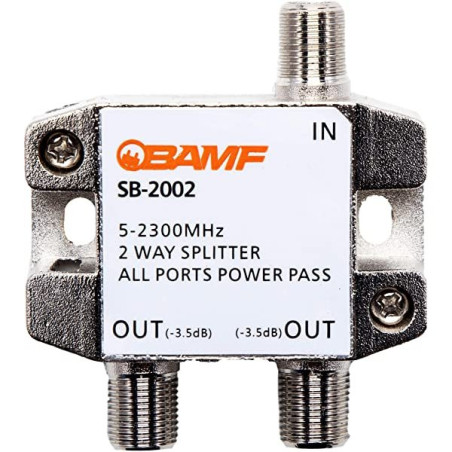 SPLITTER 2 VIAS SAT 2 WAY POWER SPLITTER CABLE