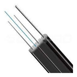 CABLE FO FFTH DE CAIDA 2 FIBRAS MONOMODO G657 AUTO SOPORTADO POR HILO DE ACERO CHAQUETA PE X 500M - LPOC33130027ZF05