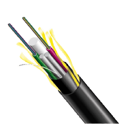 LPOC10120244ZC200 - CABLE FO CON 24 FIBRAS MONOMODO G.625 SUELTAS EN TUBOS RELLENOS DE GEL SPAN HASTA 200M CHAQUETA PE