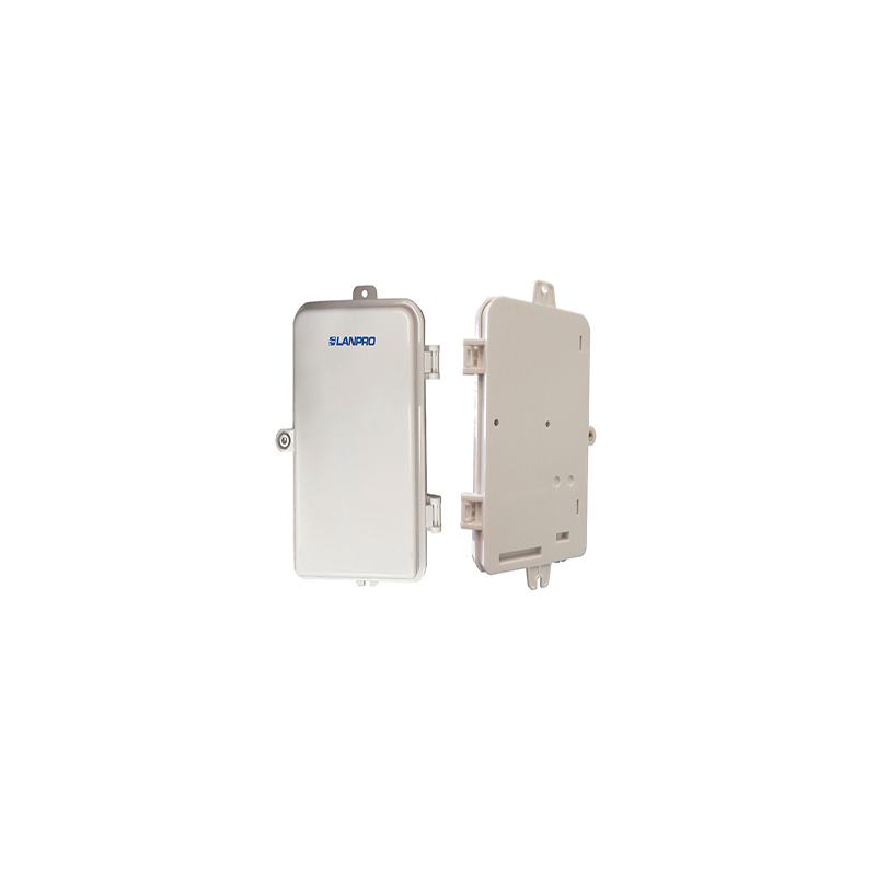 LPF205GOY00 - CAJA LIU EN PLASTICO ABS PARA FIBRA ÓPTICA CAPACIDAD DE 4 ADAPT. DUPLEX SC/LC SM/MM (NO INCLUIDOS)