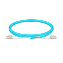 LPF13L10L1070L3M - PATCH CORD FIBRA ÓPTICA MM OM3 LC DUPLEX PULITURA UPC CHAQUETA 2.0MM COLOR AQUA 10 GBIT LSZH 3M