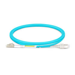 PATCH CORD FIBRA ÓPTICA MM OM3 LC DUPLEX A SC DUPLEX UPC CHAQUETA 2.0MM COLOR AQUA 10 GBIT LSZH 3M - LPF13L10C1070L3M