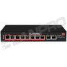 LPSW1082P - SWITCH 10 PUERTOS POE 8X10/100M POE PORTS Y 2X10/100/1000M UPLINK SPORT