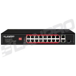 LPSW181621FP - SWITCH 18 PUERTOS POE 16X10/100M PUERTOS POE 2X10/100/1000M UPLINK PORT PLUS 1 PUERTO DE FIBRA SFP