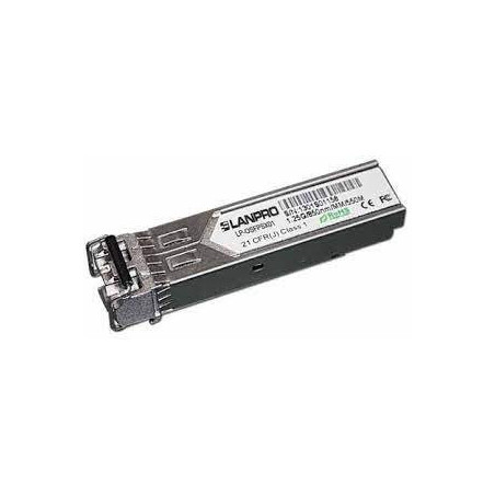 LPOSFPSX01D - TRANSCEIVER SFP GIGABIT DUPLEX LC A ETHERNET MULTIMODO 850NM TRANSMISION HASTA 550M CON DDM