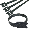 CINTAS DE AMARRE REUSABLES GRADO INDUSTRIAL DE VELCRO 240MM X 16MM PAQX20UND - LPVTWR24016P0BK