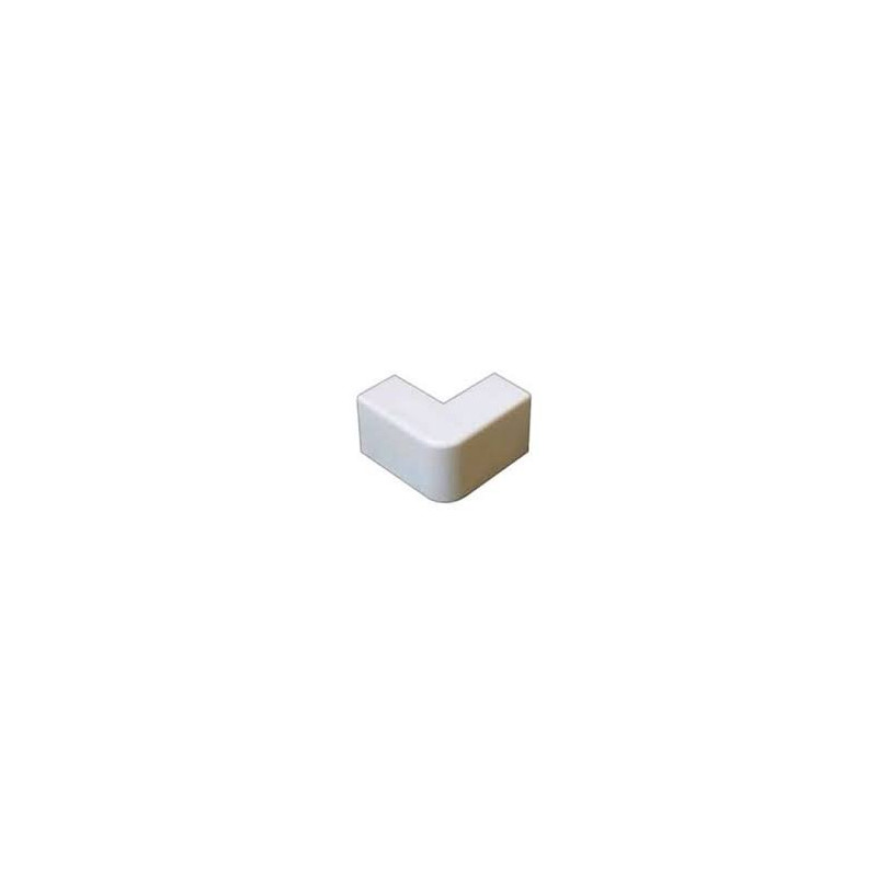 CP6039 - CODO EXTERNO PLASTICO EN ABS 13X7 BLANCO