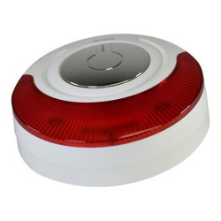 SIRENA INALAMBRICA CON LUZ SAT SIR-214W