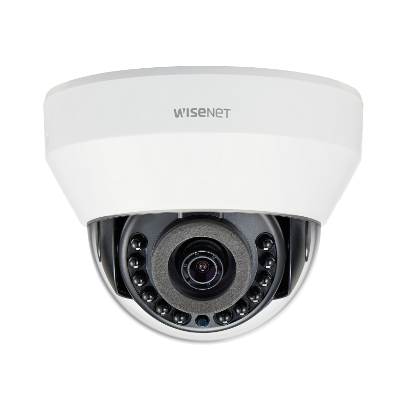 QND-8080R Hanwha Techwin 5MP Indoor IR Dome Wisenet Q network indoor dome camera, 5MP 30fps, motorized vari-focal