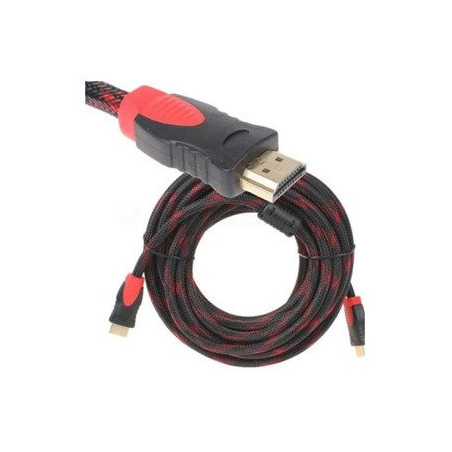 SAT CABLE HDMI 5M 19PIN ENCHUFE METAL DORADO