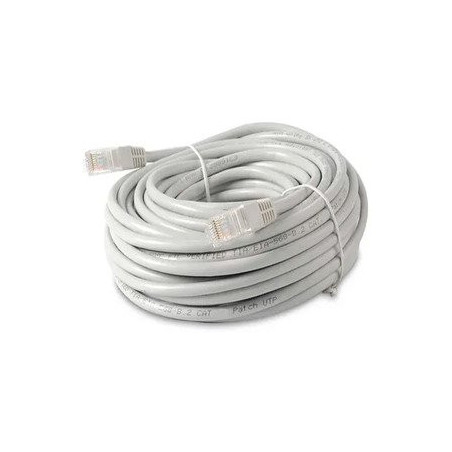PATCH CORD UTP SAT CAT5E 10M 26AWG GRIS