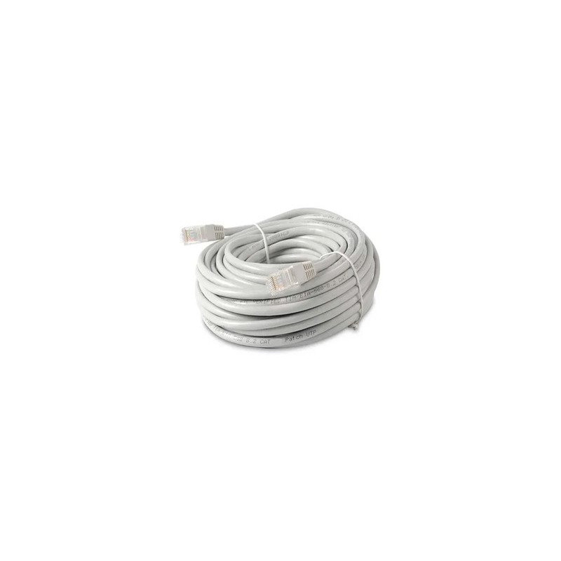 PATCH CORD UTP SAT CAT6 15M 26AWG GRIS