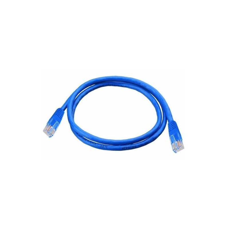 PATCH CORD UTP SAT CAT5E 1M 26AWG AZUL