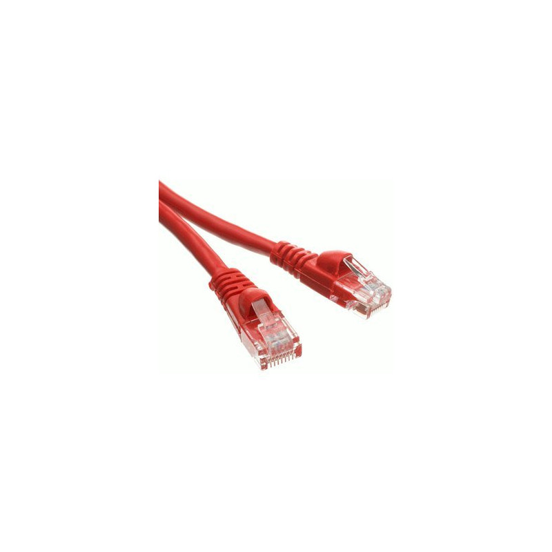 PATCH CORD UTP SAT CAT5E 1M 26AWG ROJO
