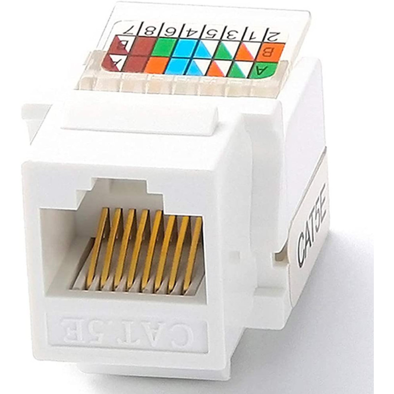 KEYSTONE JACK RJ45 SAT KJ85EBL CAT5E BLANCO