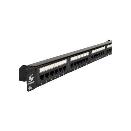 PATCH PANEL SAT PP5E24 CAT5E 24 PUERTOS RACK