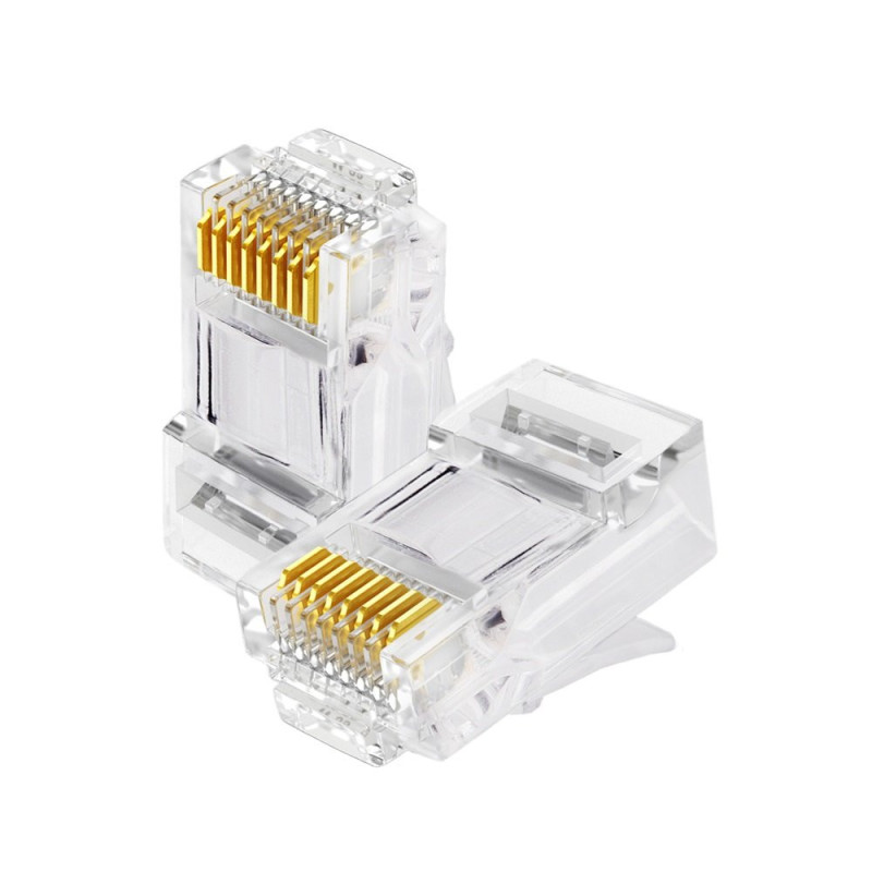 PLUG RJ45 SAT RJ45C6M50 CAT6 METALICO X 50U