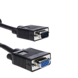 SAT CABLE VGA A VGA 1.8M ENCHUFE PLATEADO