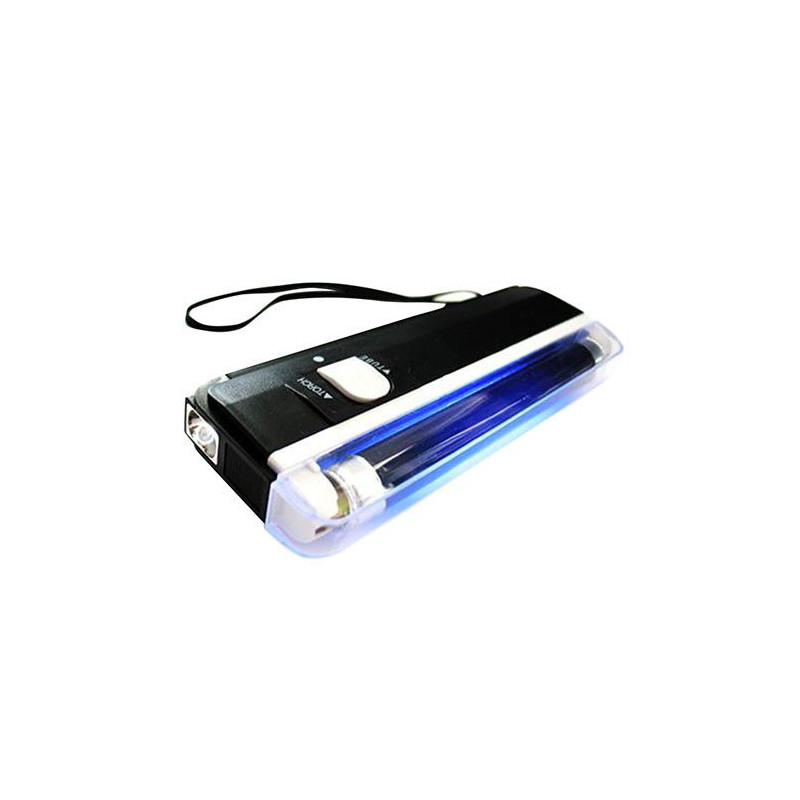 DETECTOR DE BILLETES FALSOS PORTATIL SAT DBP14, (UV)
