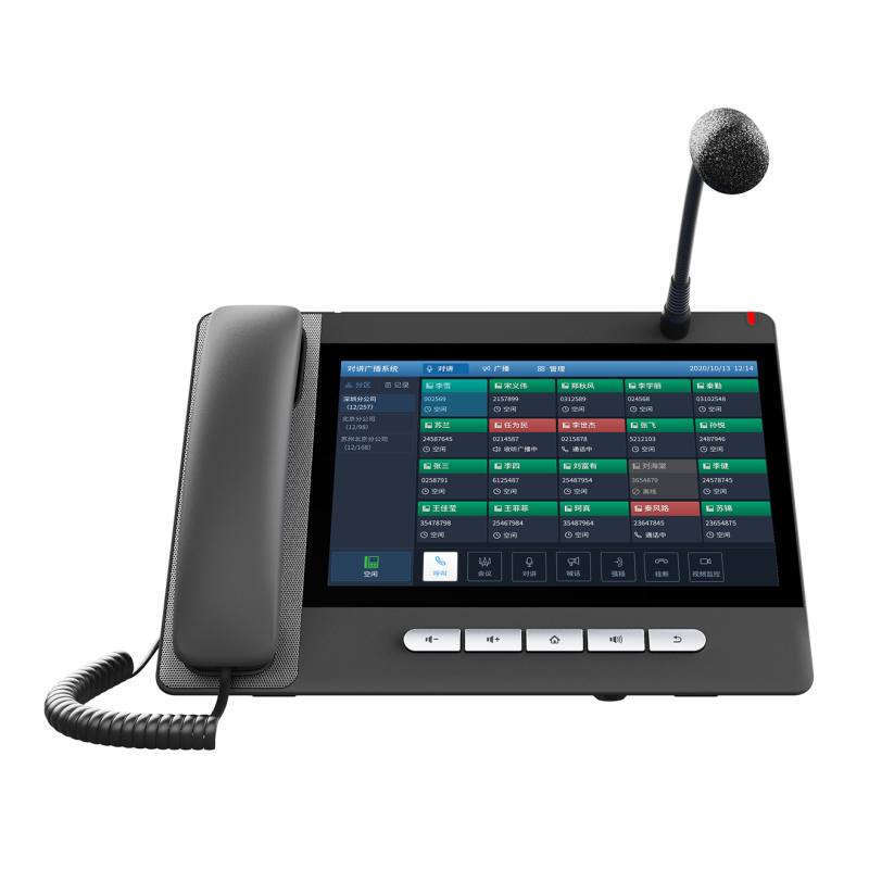 TELEFONO IP ANDROID 20 LINEAS SIP GIGABIT POE BLUETOOTH WIFI VIDEO H.264 3VIAS CONFER PANT10.1"TOUCH - A32I