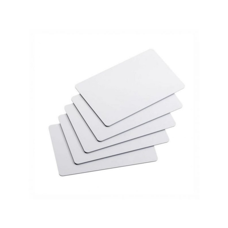 TARJETA 3X2 PVC BLANCA X 500 UNID