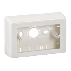 DXN5011S - CAJA 2X4 SOBREPONER 40MM FONDO BLANCO SIN TUERCA DEXSON