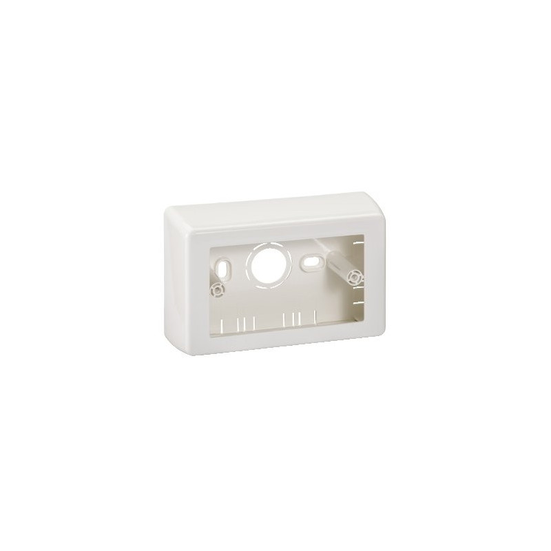 DXN5011S - CAJA 2X4 SOBREPONER 40MM FONDO BLANCO SIN TUERCA DEXSON