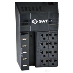 MUESTRA REGULADOR SAT RG1008 1000VA 8 TOMAS