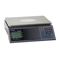 BALANZA DIGITAL SAT CS30HT 30KG RS232 TECLADO HOTKEY POLE DISPLAY