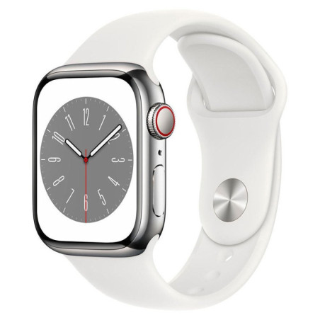 MNJ53BE/A APPLE WATCH S8 41 SIL SS WT SP CEL-BES