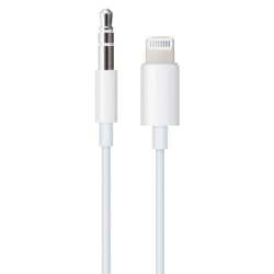 MXK22AM/A LIGHTNING TO 3.5MM AUDIO CABLE WHITE-AME