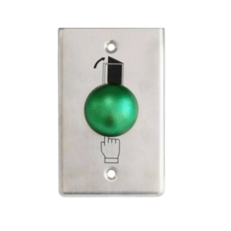 BOTON DE SALIDA NO TOUCH SAT MC8,INOXIDABLE, 8.5 X 8.5, INDICADOR. LED