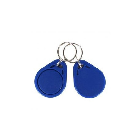 TAG PROXIMIDAD SAT T100A, RFID 125 KHZ, AZUL, PAQ. (100 UNI)