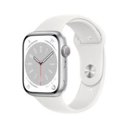 MP4J3BE/A APPLE WATCH S8 45 SIL AL WT SP CEL-BES