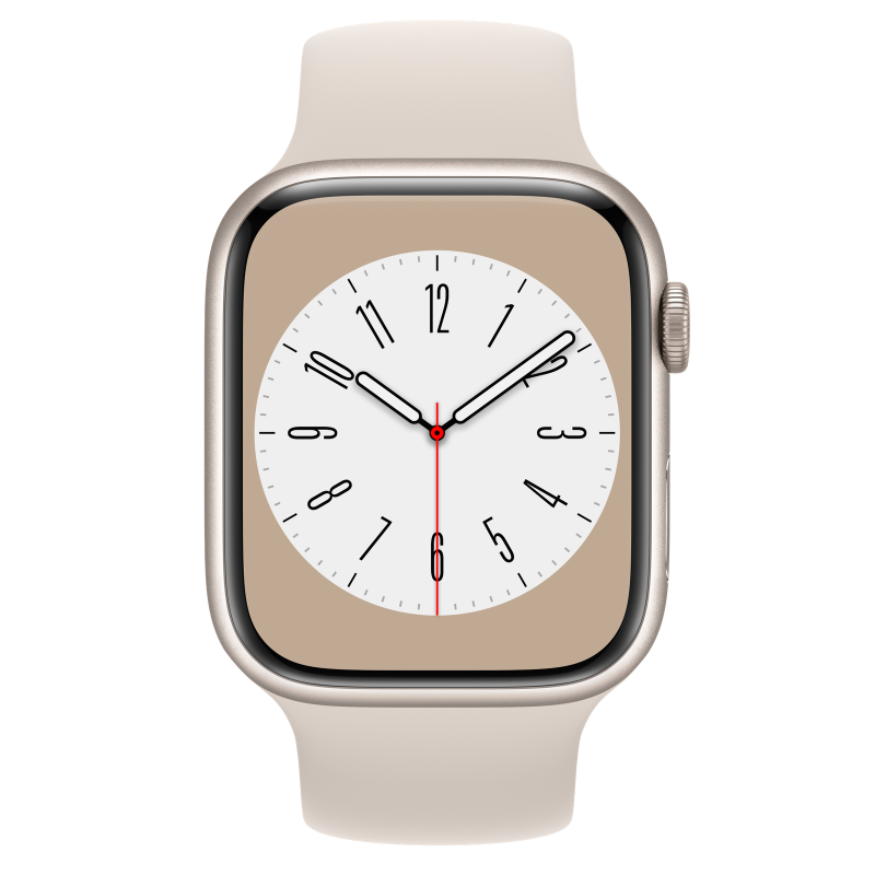 MNK73BE/A APPLE WATCH S8 45 STAR AL ST SP CEL-BES