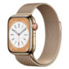 MNKQ3BE/A APPLE WATCH S8 45 GOLD SS GD MIL CEL-BES