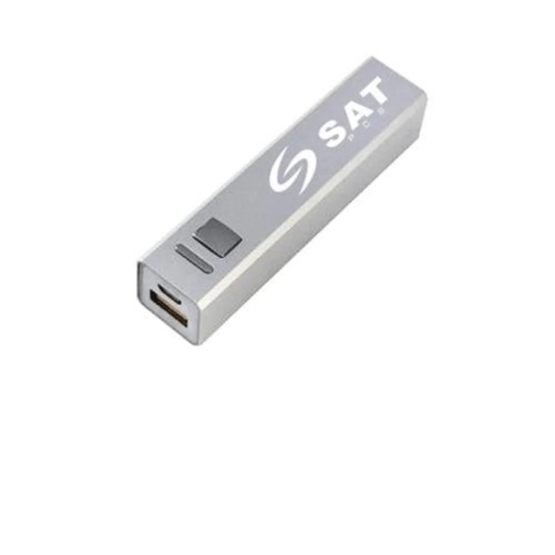 POWER BANK SAT PB10224 PLATEADO