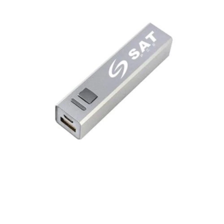 POWER BANK SAT PB10224 PLATEADO