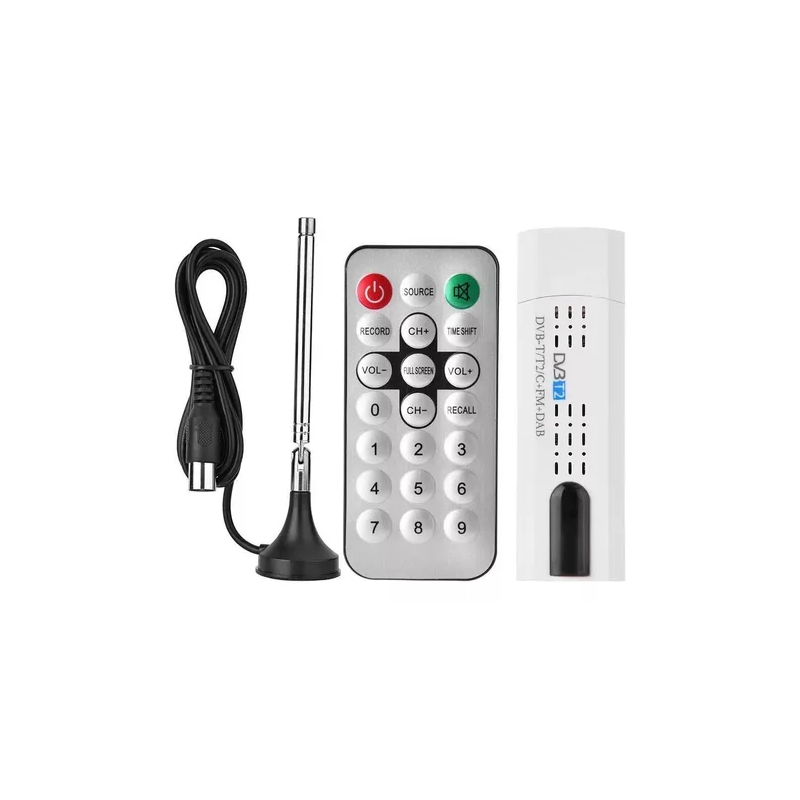 DECODIFICADOR DIGITAL TV RECIEVER DVB T2 DONGLE