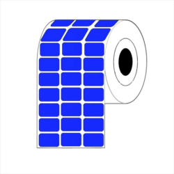 ROLLO DE ETIQUETAS TT SAT 32MMX25MM C1 R5000 3COL P AZUL