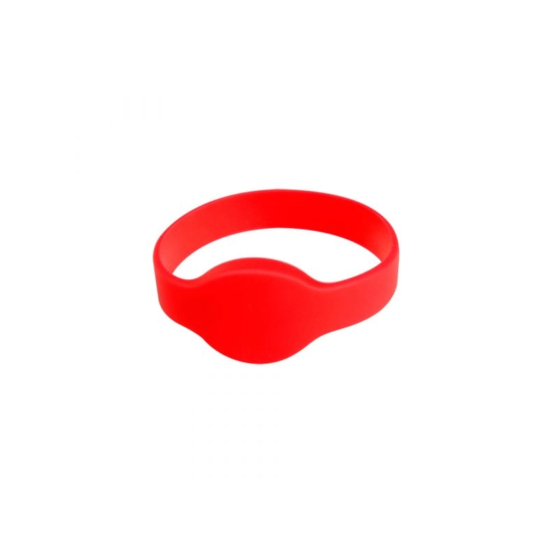 PULCERA DE PROXIMIDAD RFID 125 KHZ SAT PA02, SILICONA, ROJA X 10 UNID