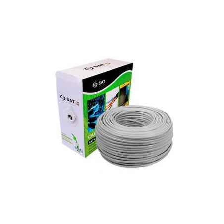 CABLE UTP SAT CAT5E CCA 0.5MM 100M INTERIOR CAJA X 6 ROLLOS