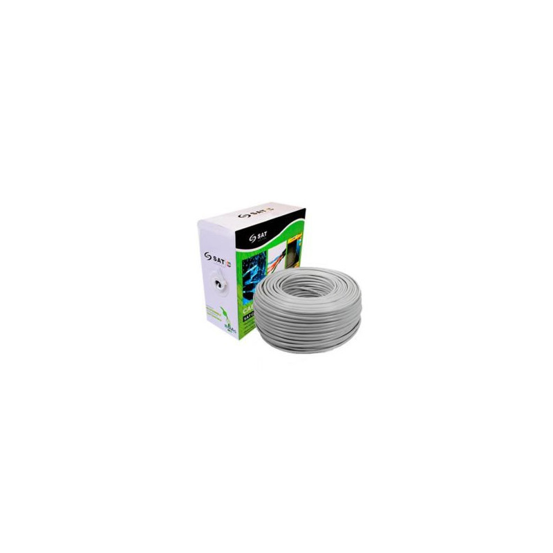 CABLE UTP SAT CAT6 PURO COBRE 0.5MM 305M INTERIOR
