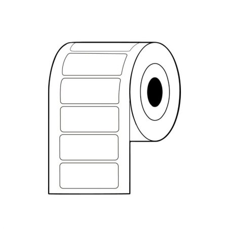 ROLLO DE ETIQUETAS TT SAT 70MMX45MM C1 R1000 1COL CARTON BLANCO