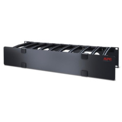 AR8606 2U HORIZONTAL CABLE MANAGER 6IN FINGERS