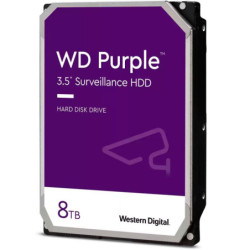 WD84PURZ-74B2YY0 - Disco Duro Western Digital PURPLE 8TB 5640RPM SATA 6Gbs Cache 128 MB 3,5in videovigilancia trabajo 24/7