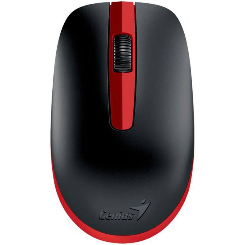 31030026404 - Mouse Genius, NX-7007, PC o NB, inalámbrico, 2.4GHz, óptico, rojo