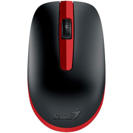 31030026404 - Mouse Genius, NX-7007, PC o NB, inalámbrico, 2.4GHz, óptico, rojo