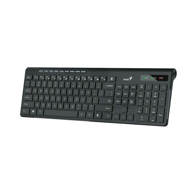 31310021401 - Tecado SlimStar Genius 7230 teclas tipo chocolate, ergonómico color negro