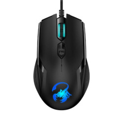 31040006400 - Mouse Gamer Genius Ammox X1-600 Alambrico Negro retroiluminado